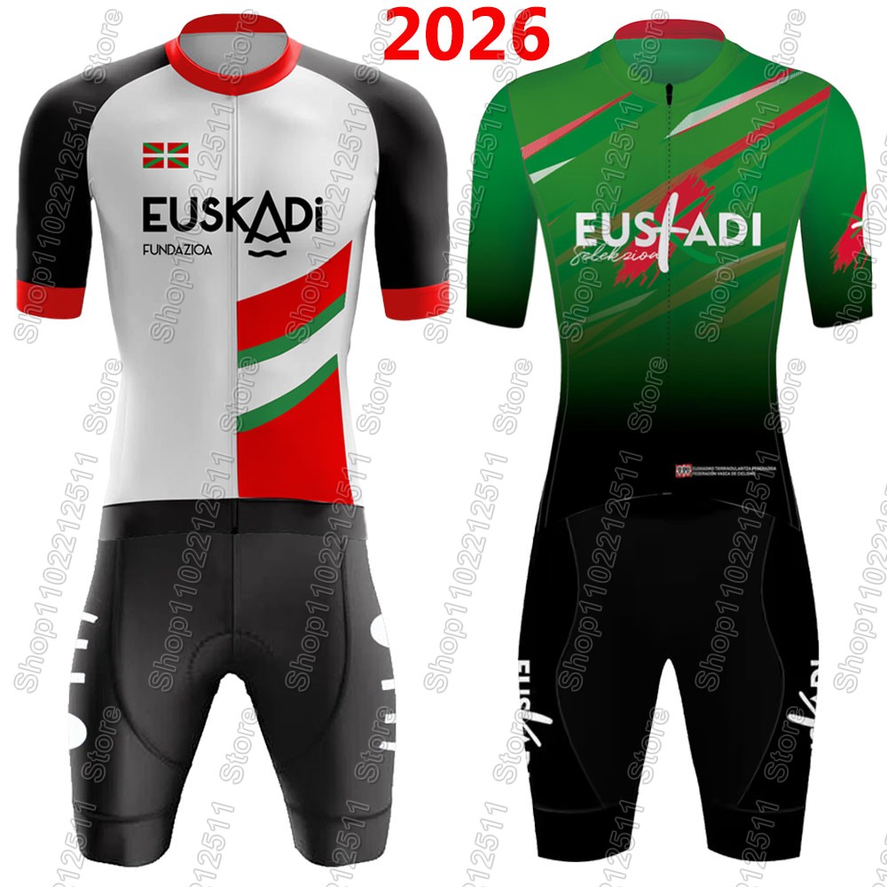 Mountain Biking Jersey - Euskadi Team Cycling Jersey 2026 Set