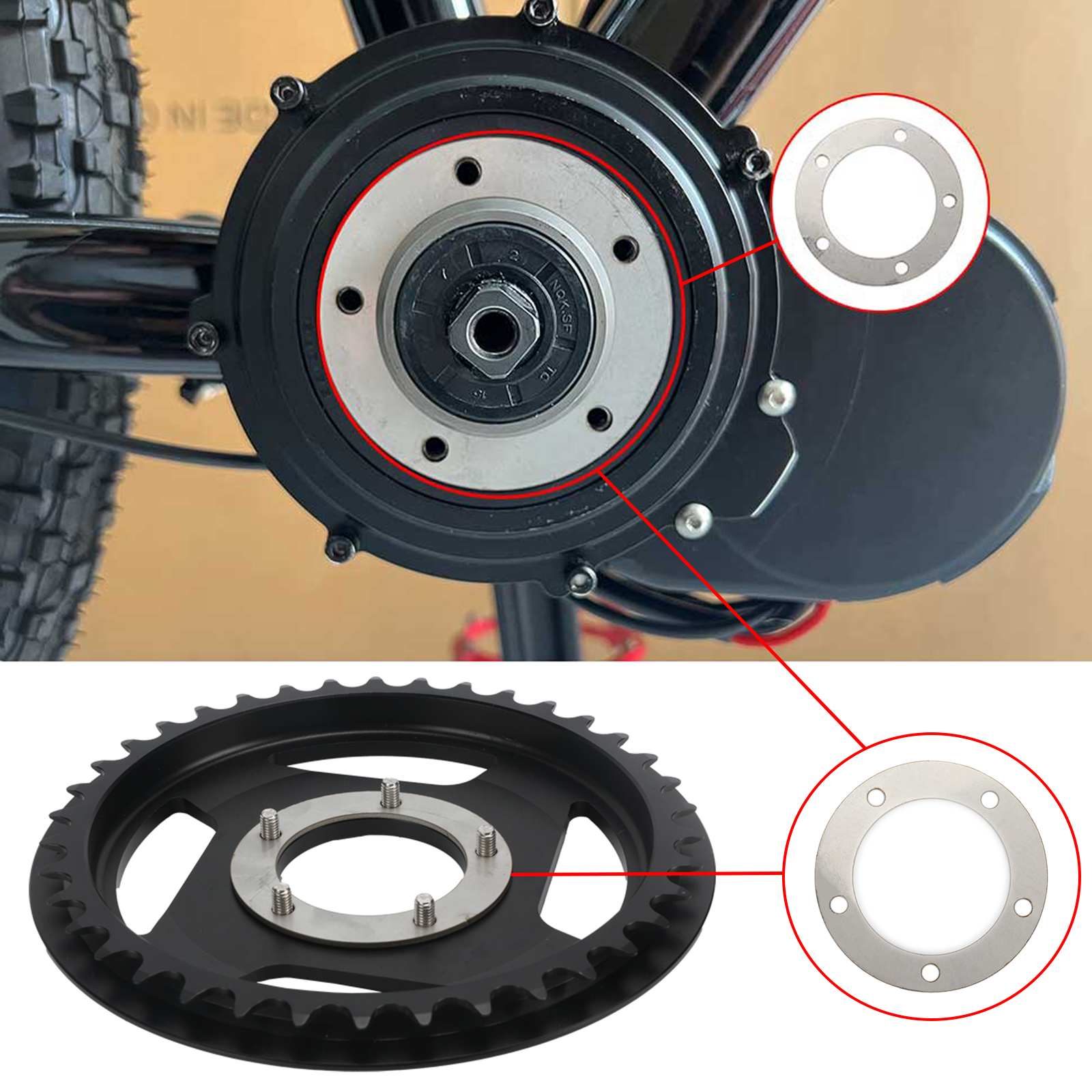 Bottom Bracket Press - HOT SALE Spacer for Tongsheng TSDZ8