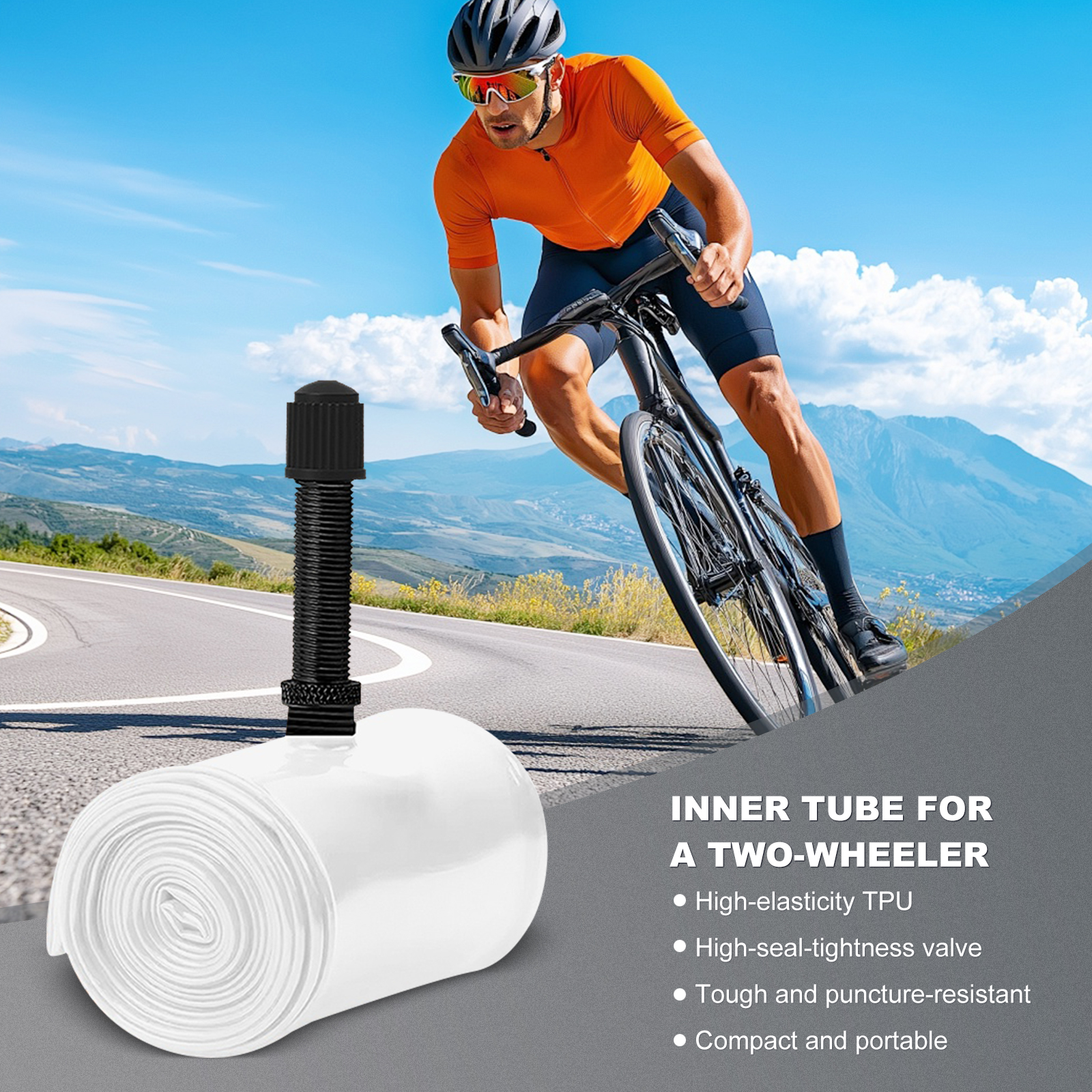 TPU Road Bike Inner Tube with  - đánh giá và giá Mountain Biking Tube