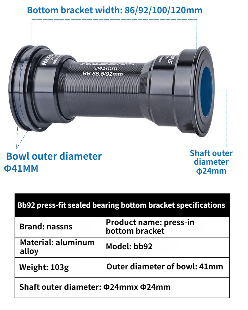 HASSNS bb92 pressfit bottom br - đánh giá và giá Bottom Bracket Press