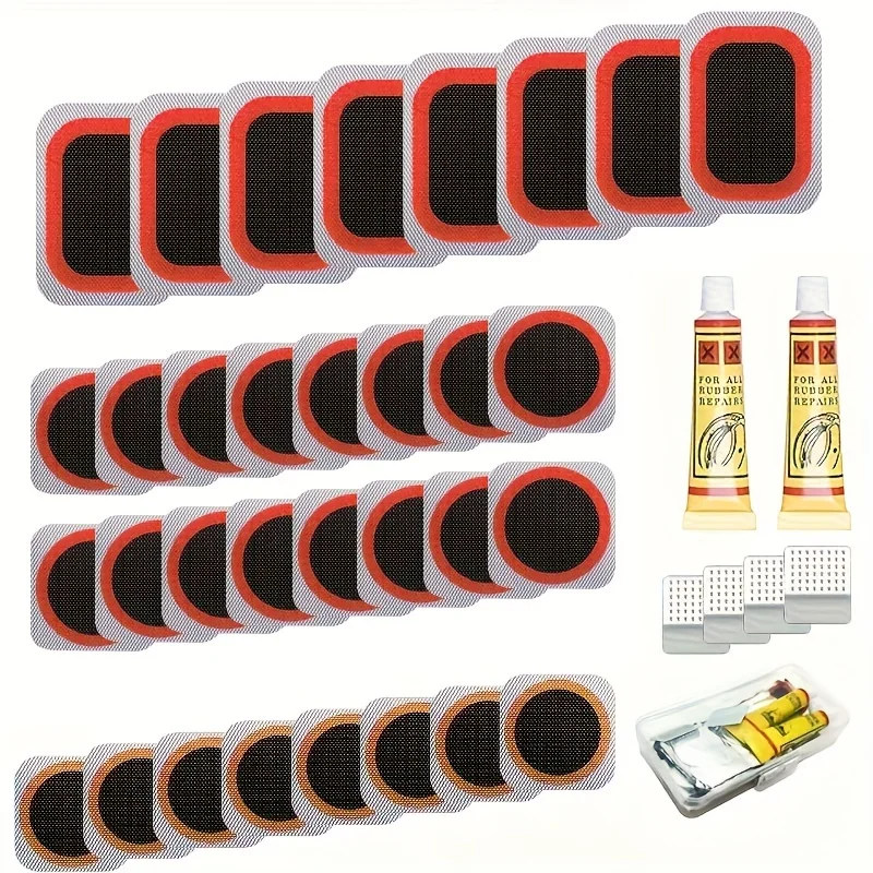32pcs Bike Tire Repair Kit - B - đánh giá và giá Mountain Biking Tube